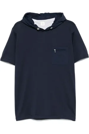 ELEVENTY T-Shirt mit Logo-Stickerei