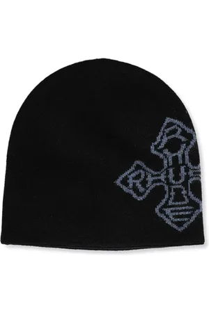 Rhude Beanie mit Kreuz-Logo