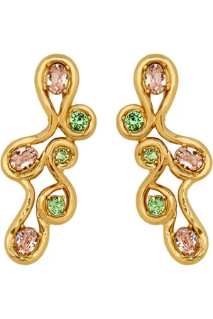 Oscar de la Renta Crystal Wrap Ohrringe