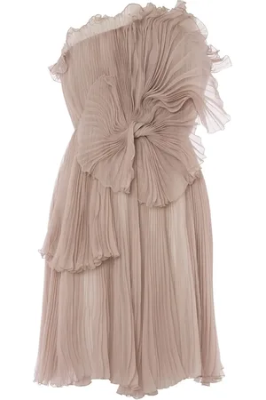 Alberta Ferretti Plissiertes Minikleid