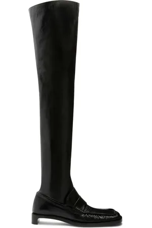 Jil Sander Klassische Overknee-Stiefel