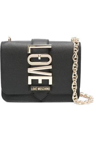 Moschino Umhängetasche mit Logo-Schild