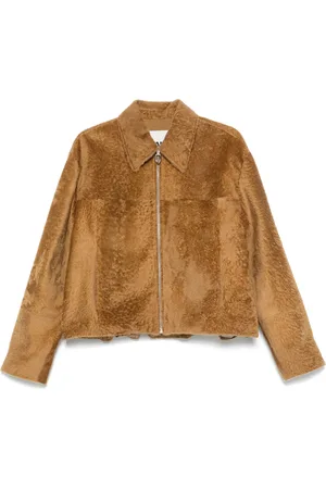 Jil Sander Jacke aus Faux Shearling