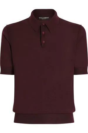 Dolce & Gabbana Fein geripptes Poloshirt