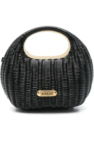 SACAI Mini-Tasche mit Logo-Schild