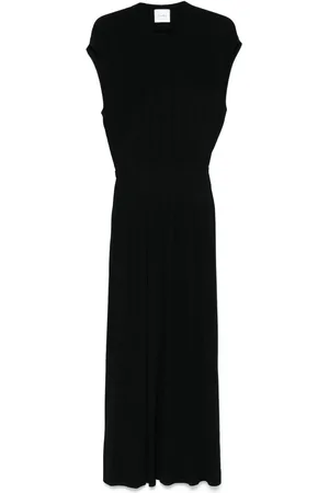 NUDE Maxikleid mit V-Ausschnitt