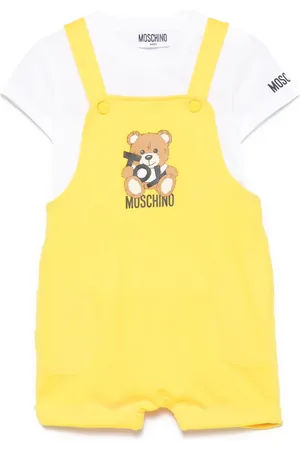 Moschino Latzhosen-Set mit Teddy