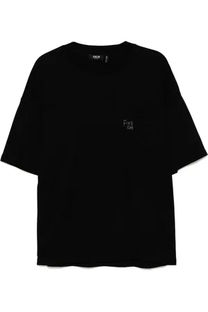 FIVE CM T-Shirt mit Logo-Stickerei