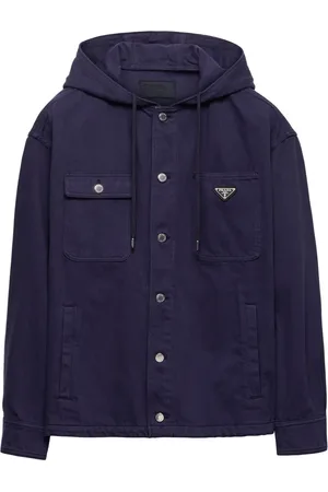 Prada Hemd mit emailliertem Logo