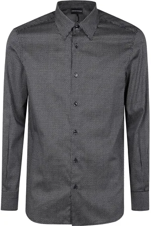 Emporio Armani Geometrisch gemustertes Hemd