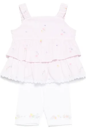 Lapin House Short-Set mit Blumen-Print