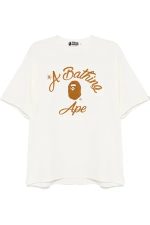 A Bathing Ape College-T-Shirt mit Ziernähten