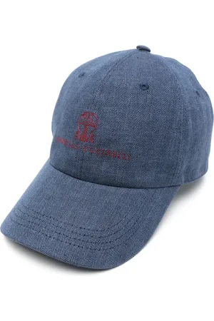 Brunello Cucinelli Baseballkappe mit Logo-Stickerei