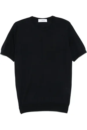 LARDINI Fein gestricktes T-Shirt