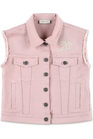 Golden Goose Jeansweste mit Logo-Stickerei