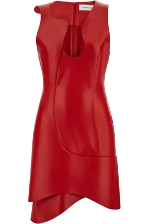 Salvatore Ferragamo Minikleid aus Leder