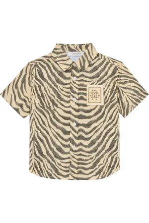 Roberto Cavalli Hemd mit Zebra-Print