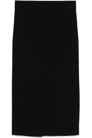 Max Mara Gerippter Midirock