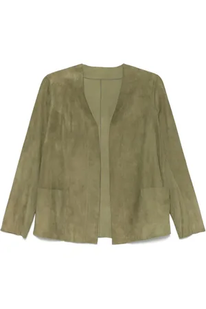 SALVATORE SANTORO Klassische Lederjacke
