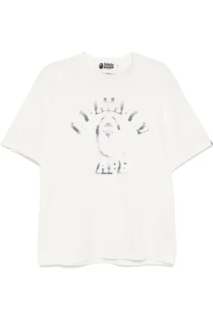 A Bathing Ape T-Shirt mit Graffiti-Print