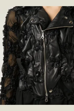 NOIR KEI NINOMIYA Bikerjacke mit Applikationen