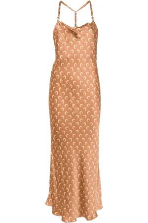 Marine Serre Moon Maxikleid us Satina
