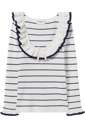 Claudie Pierlot Gestreiftes Stricktop