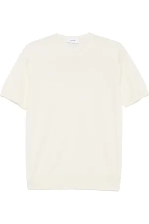 LARDINI Fein geripptes T-Shirt
