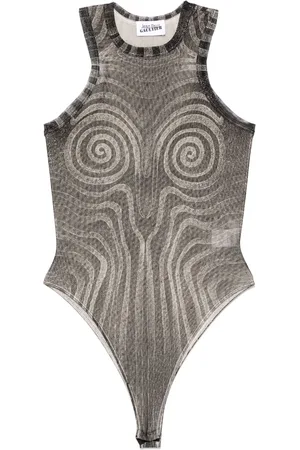 Jean Paul Gaultier Spiral Body aus Mesh