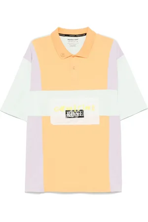 MARTINE ROSE Poloshirt in Colour-Block-Optik