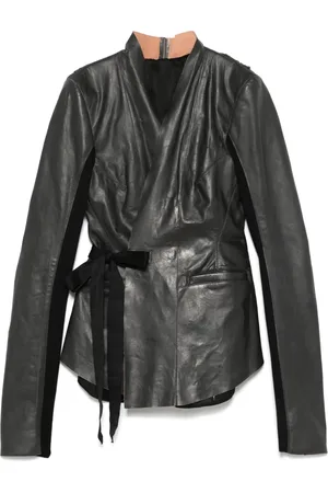 Rick Owens Klassische Lederjacke