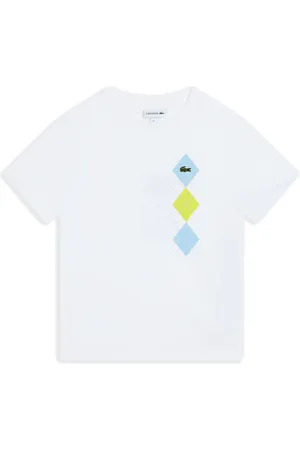 Lacoste T-Shirt mit Argyle-Muster