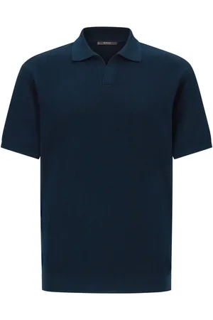 Boggi Milano Gestricktes Poloshirt