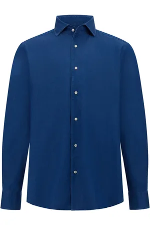 Boggi Milano Klassisches Jeanshemd