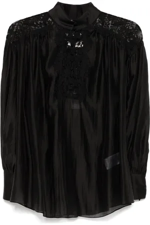 NISSA Bluse mit Spitzendetail