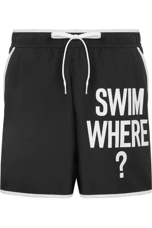 Moschino Badeshorts mit Logo-Print