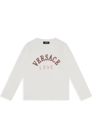 VERSACE T-Shirt mit Logo-Stickerei