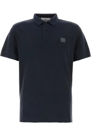 Stone Island Poloshirt mit Kompass-Applikation