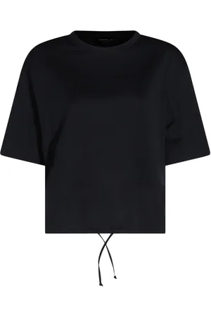 Fabiana Filippi T-Shirt mit Kordelzugbund