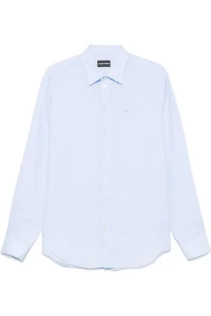 Emporio Armani Hemd mit Logo-Stickerei