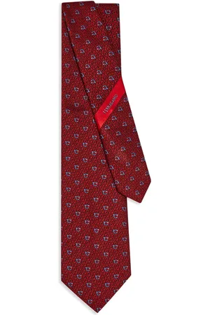 Salvatore Ferragamo Krawatte mit Gancini-Jacquardmuster