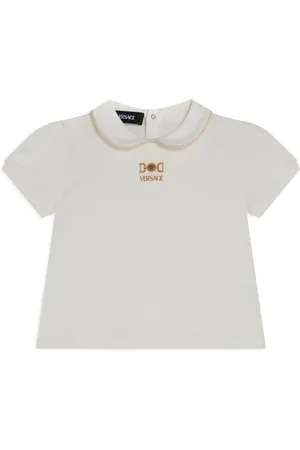 VERSACE T-Shirt mit Logo-Stickerei