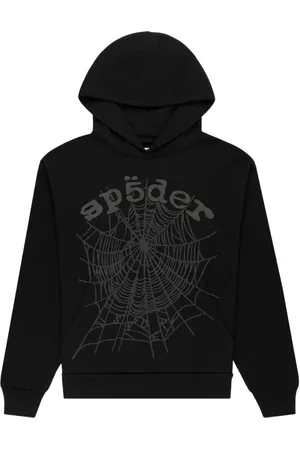 Sp5der OG Web "Black" Hoodie