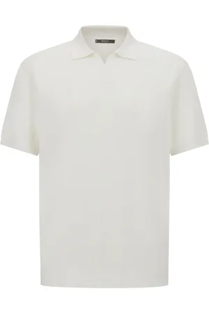 Boggi Milano Gestricktes Poloshirt