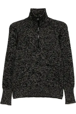 CHANEL 1990-2000s Strickpullover mit Reißverschluss