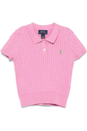 Ralph Lauren Poloshirt mit Zopfmuster