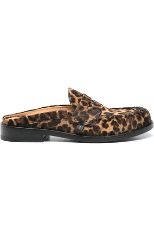 Premiata Mules mit Leo-Print