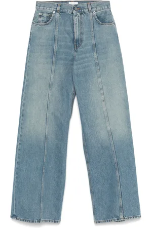 haikure Peace Wide-Leg-Jeans