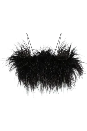 Serafini Top mit Federn