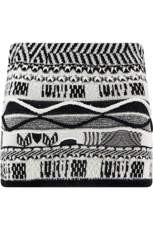 LANEUS Jacquard-Minirock mit Intarsien-Logo